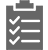 Gray cogwheel icon representing services
